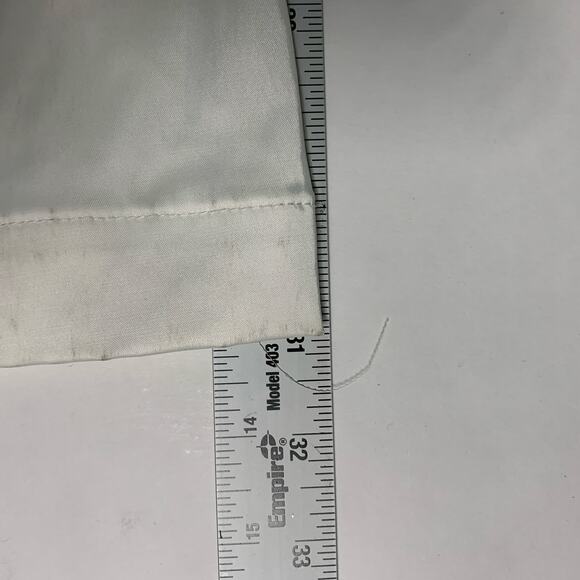 Zara XL Ivory Ruched Satin Effect Cargo Pant Wide Leg High Rise *flaw - Picture 8 of 13